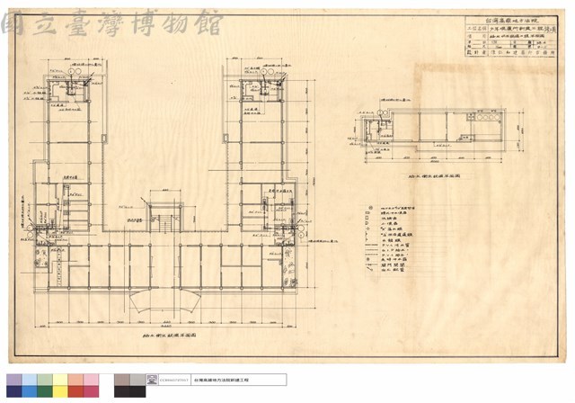 給水衛生設備工程平面圖藏品圖，第1張