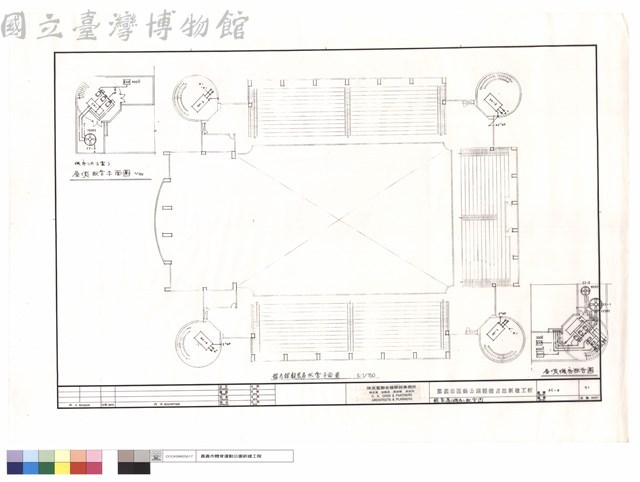 觀眾席(機房)配管圖藏品圖，第1張