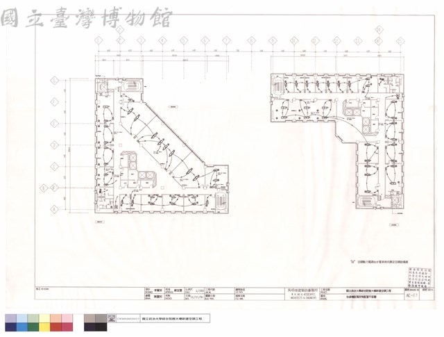 拾參樓配電控制配置平面圖藏品圖，第1張