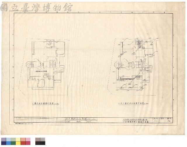 二至陸樓汙排水設備平面圖藏品圖，第1張