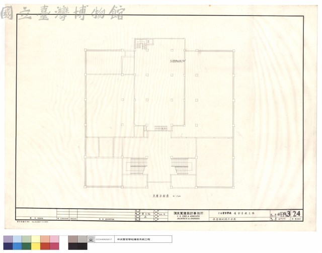 圖書館配線平面圖藏品圖，第1張