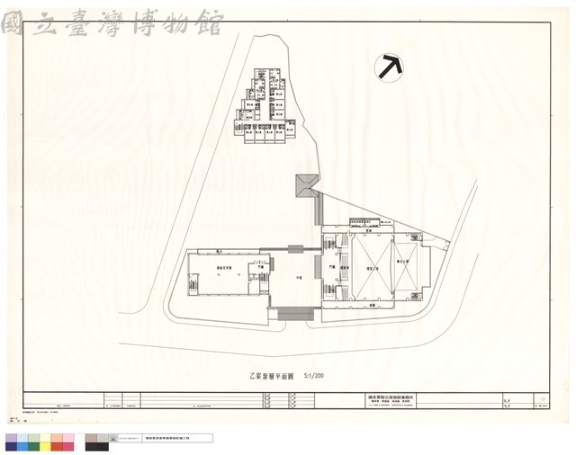 叁層平面圖(乙案)藏品圖，第1張