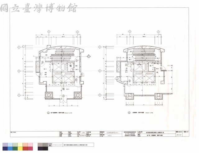 地下壹層、壹層樓梯、電梯平面圖藏品圖，第1張