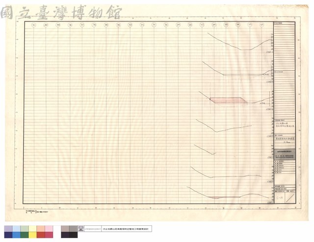 整地前後地形斷面圖藏品圖，第1張