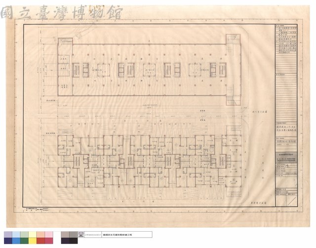 地下室及第壹層平面圖藏品圖，第1張