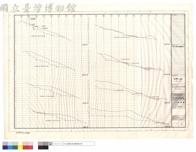 整地前後縱斷面圖藏品圖，第1張