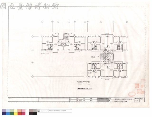 D棟參至捌層電氣平面圖藏品圖，第1張