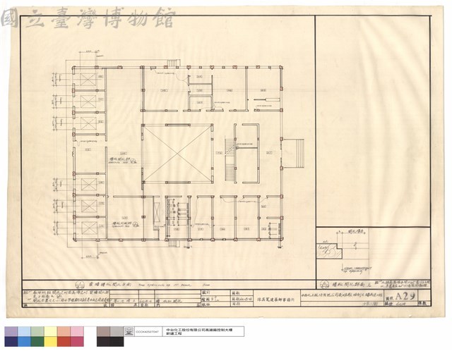 一樓樓板開孔平面及詳圖藏品圖，第1張
