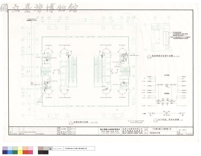 壹層弱電平面圖藏品圖，第1張