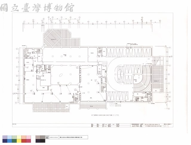地下壹層辦公室通訊自動化系統平面圖藏品圖，第1張