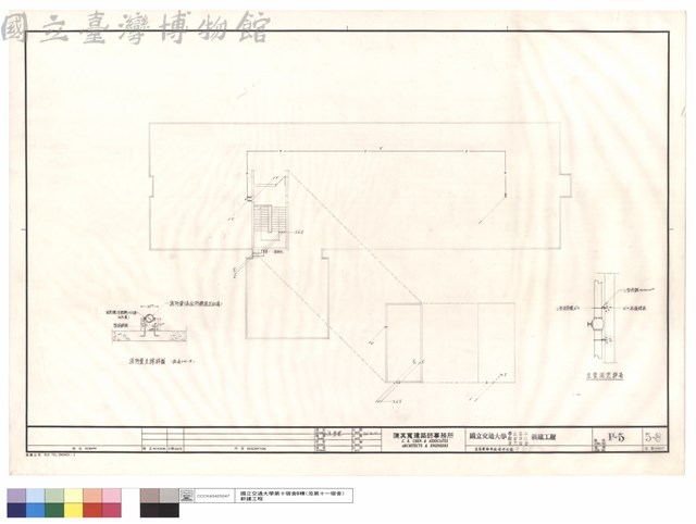 屋頂層給水設備平面圖藏品圖，第1張