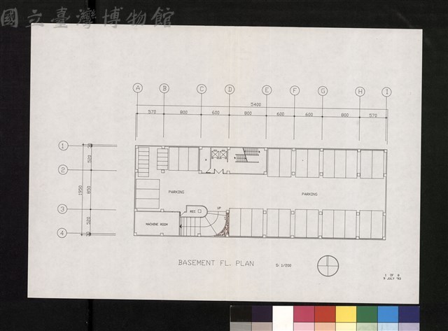 BASEMENT FL. PLAN,1 OF 8藏品圖，第1張