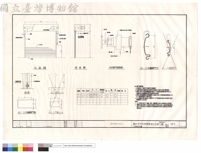 不鏽鋼捲門詳圖藏品圖，第1張