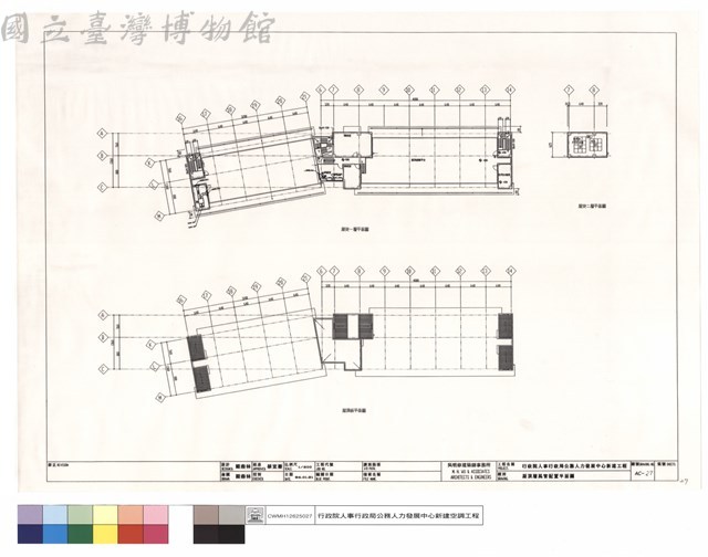 屋頂層風管配置平面圖藏品圖，第1張
