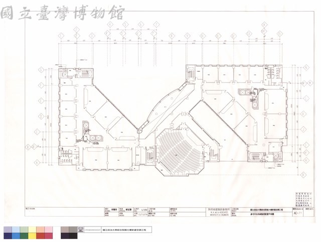 參樓中央系統監控配置平面圖藏品圖，第1張