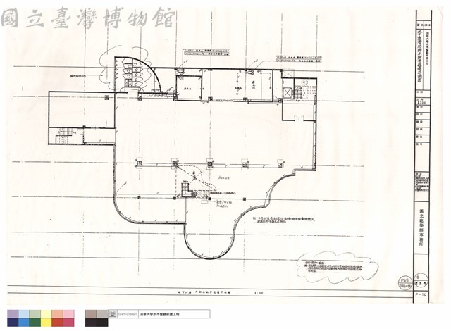 地下壹層污排水配管設備平面圖藏品圖，第1張