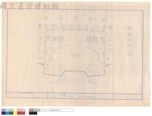 GROUND FLOOR LOBBY PARTIAL PLAN藏品圖，第1張