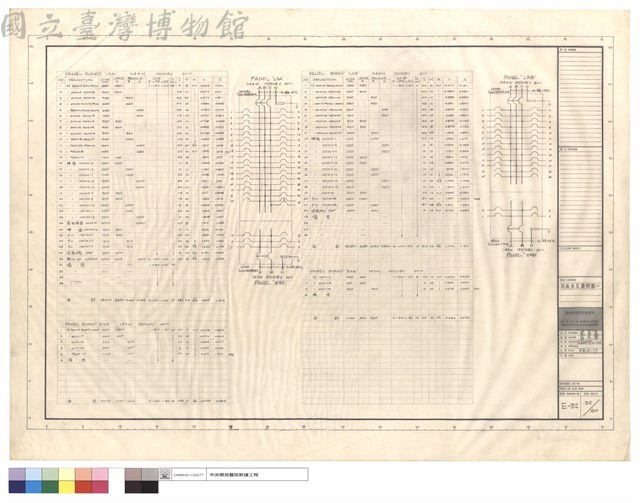 負載表及接線圖(六)藏品圖，第1張