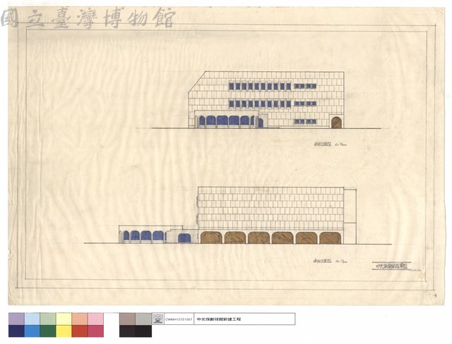 中光保齡球館草圖藏品圖，第1張