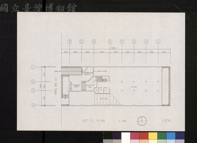 1ST FL. PLAN,1 OF 10藏品圖，第1張