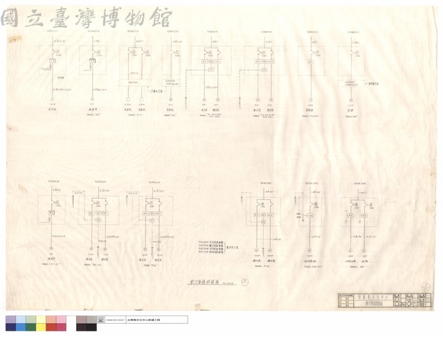 動力單線接線圖藏品圖，第1張