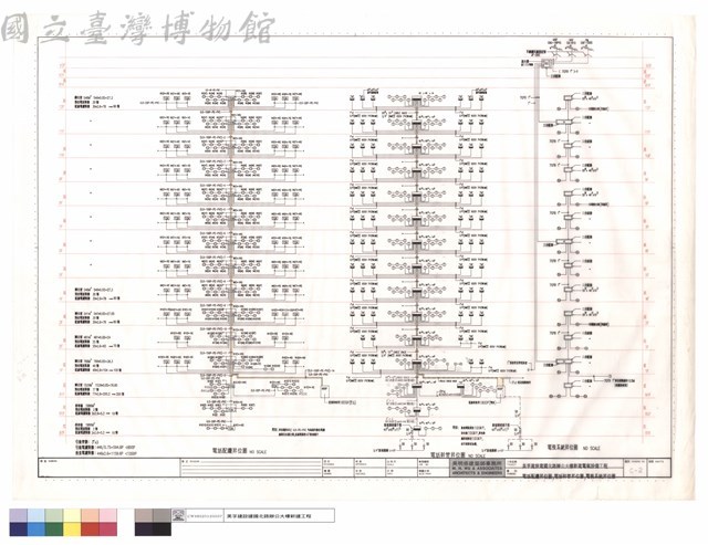 電話配纜、幹管及電視系統昇位圖藏品圖，第1張