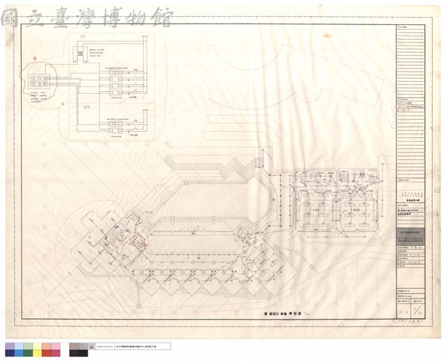 配電箱接線圖,壹層電燈插座平面圖藏品圖，第1張