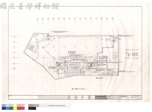 地下壹層平面圖(中央監控)藏品圖，第1張