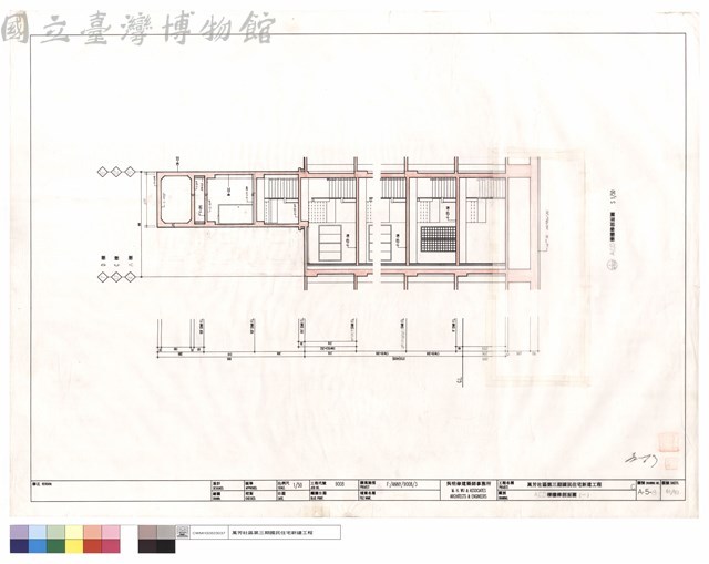 A,C,D棟樓梯剖面圖(一)藏品圖，第1張