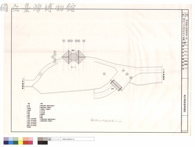 雙亭三及山門屋頂平面圖藏品圖，第1張