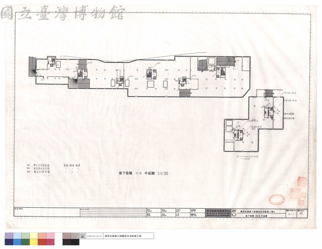 地下壹層弱電平面圖藏品圖，第1張