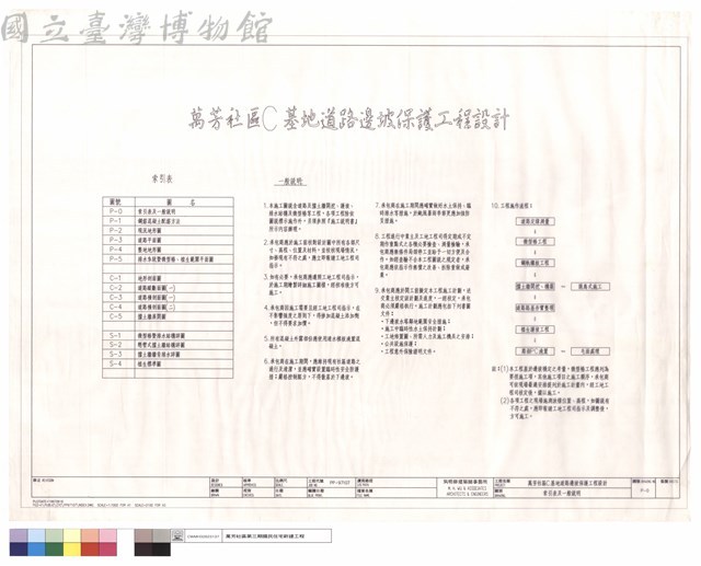 索引表及一般說明藏品圖，第1張