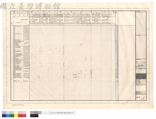 室內傢俱配置明細表藏品圖，第1張