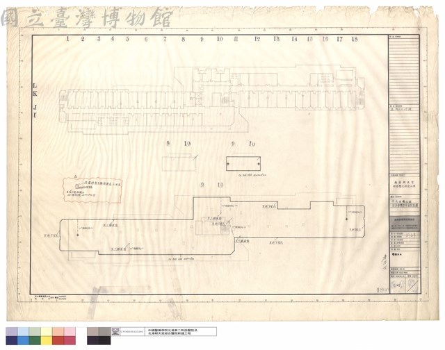 屋頂避雷針平面配置圖藏品圖，第1張