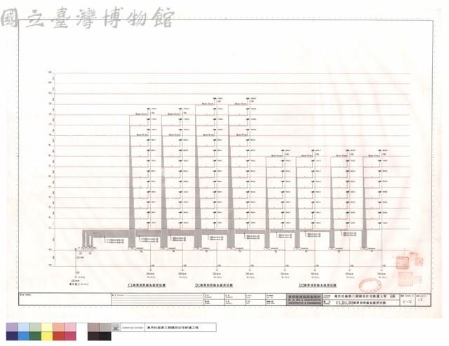 C1,D1,D2棟單相幹線系統昇位圖藏品圖，第1張