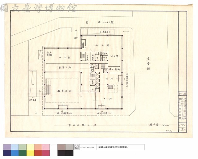 一層平面藏品圖，第1張