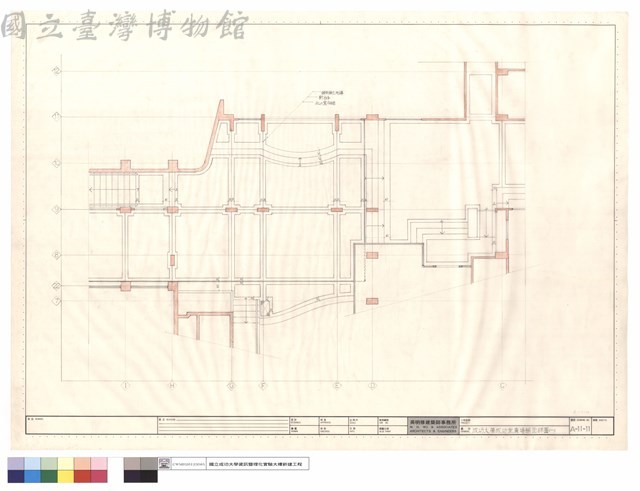 成功大學成功堂廣場鋪面詳圖(一)藏品圖，第1張
