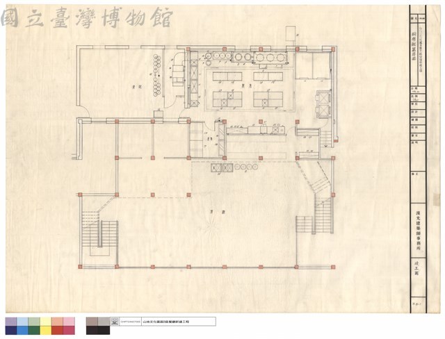 廚房配置平面藏品圖，第1張