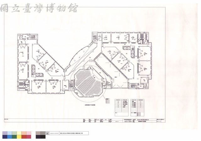 參層視聽器材平面配置圖藏品圖，第1張