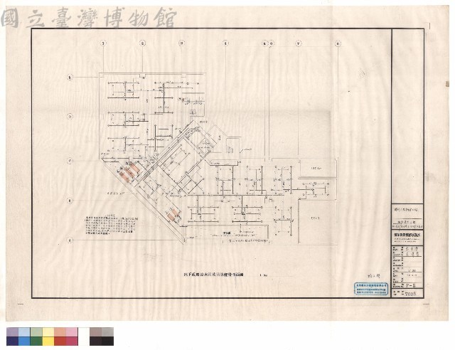 地下貳層給水管及消防管平面圖藏品圖，第1張