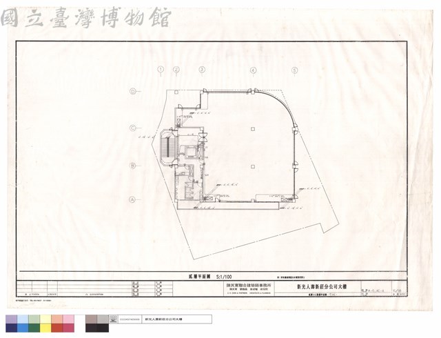 貳層保全設備平面圖(空調)藏品圖，第1張