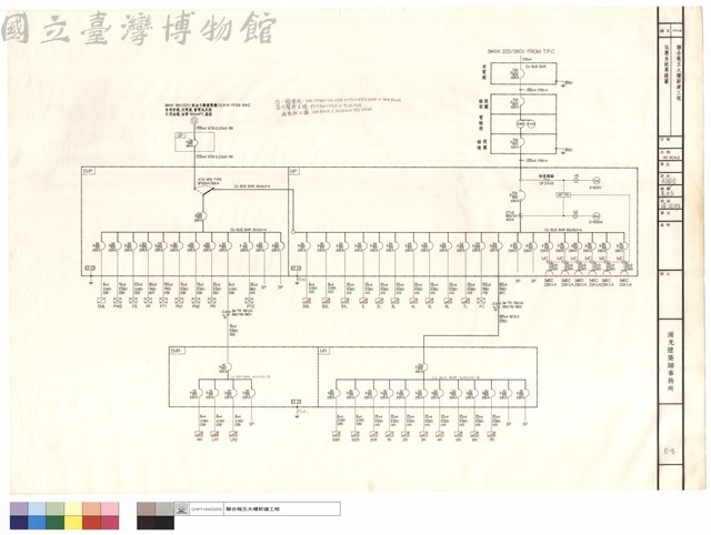 低壓系統單線圖藏品圖，第1張