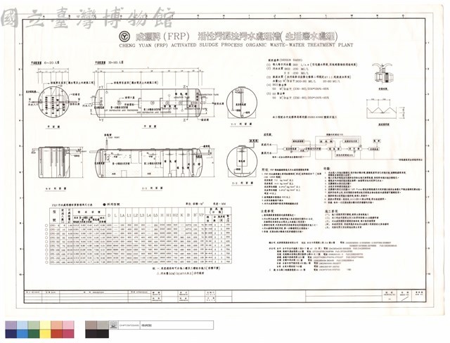成源牌 (FRP)活性污泥法汙水處理槽(生活廢水處理)藏品圖，第1張
