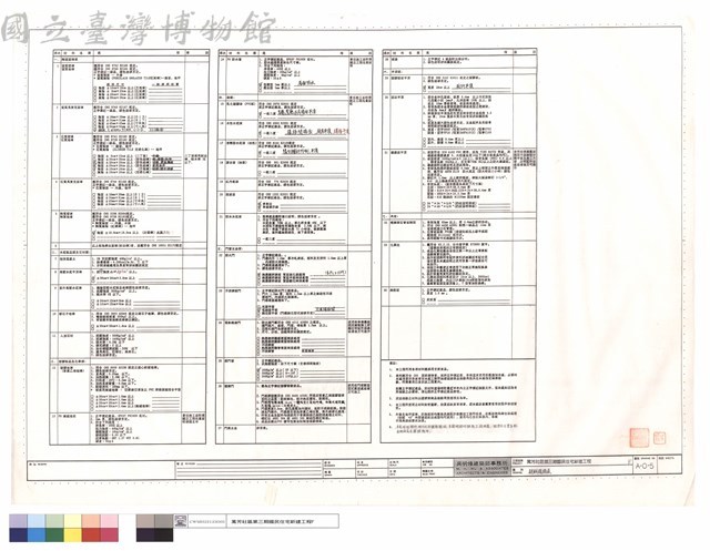 材料規格表藏品圖，第1張