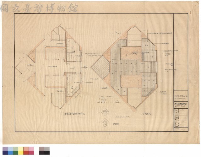 樓上公共部分及天花平面藏品圖，第1張