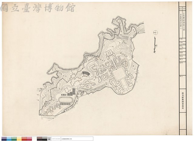 全區配置計畫(C)藏品圖，第1張