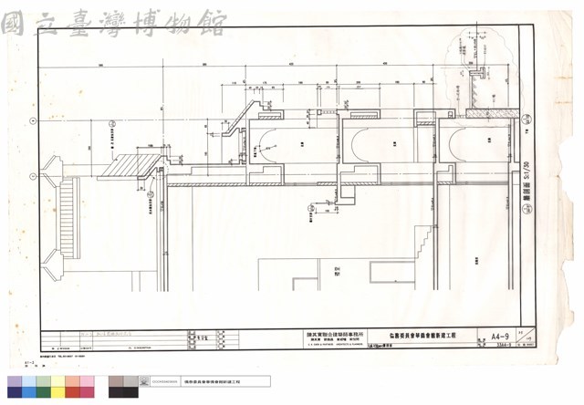 文康活動中心牆剖面藏品圖，第1張