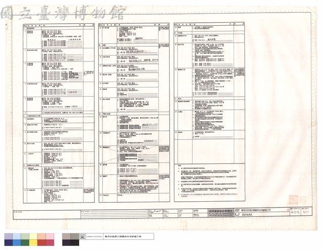 材料規格表藏品圖，第1張