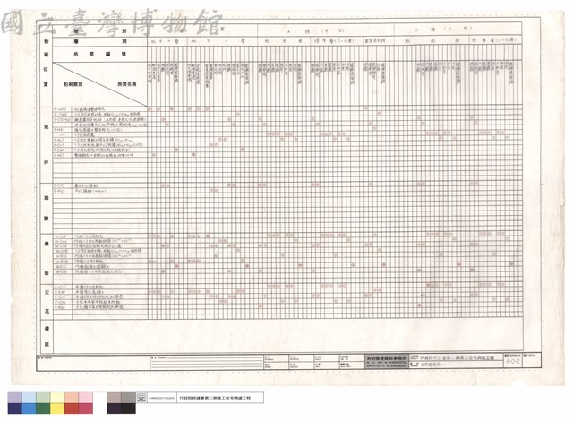 室內粉刷表(一)藏品圖，第1張