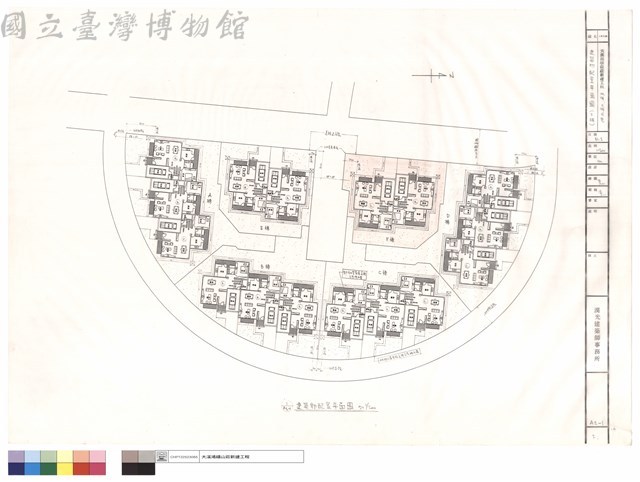 建築物配置平面圖（F棟）藏品圖，第1張
